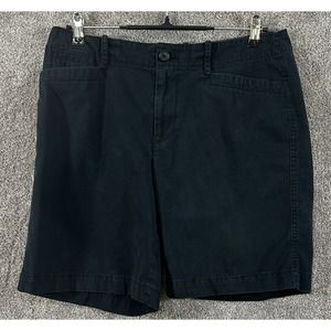 Lauren Ralph Lauren Shorts Womens 10 Black Chino Measures 32X9 Pockets